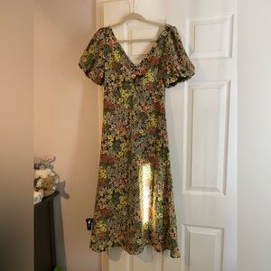 New Look Multicolor Floral Maxi Dress